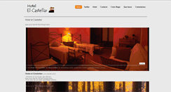 Desktop Screenshot of hotelelcastellar.com